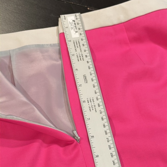 Halogen Pink Gray Starburst Color Block Legally Blonde Pencil Skirt Womens 8 - Picture 14 of 14